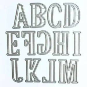 Alphabet Letters product packaging photo | word metal cutting dies