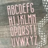 Alphabet Letters Metal Die Cuts main product photo | word metal cutting dies
