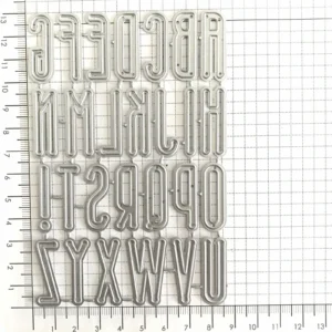 Alphabet Letters Metal Die Cuts product detail photo | word metal cutting dies