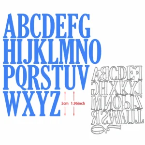Alphabet Dies Size