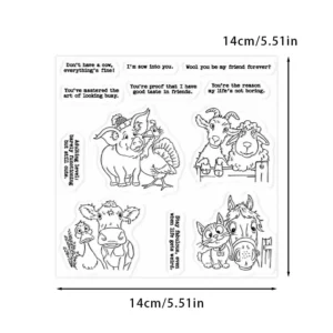 Animal Friendship Clear Stamps 02