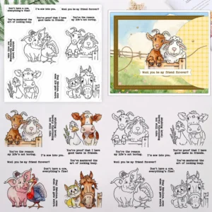 Animal Friendship Clear Stamps 03