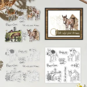 Animal Horse Clear Stamps 01