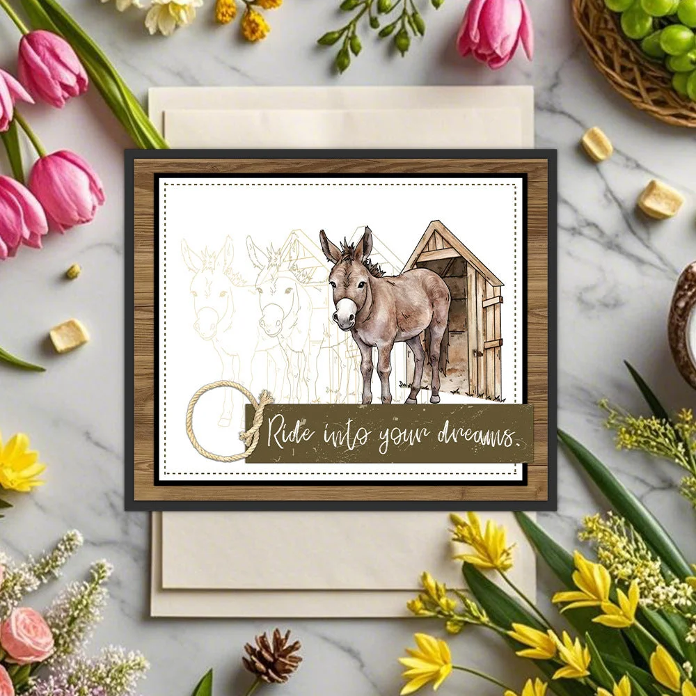 Animal Horse Clear Stamps 03 Animal Horse Clear Stamps 03