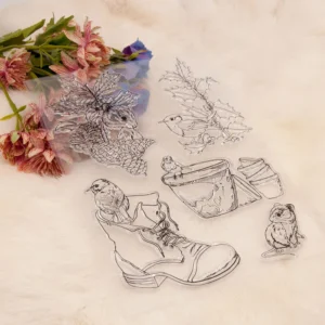 Animals in the Courtyard Clear Stamp Set - lifestyle photo | clear stamp