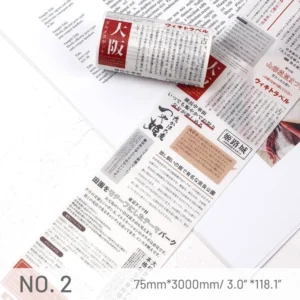 ANT Text English Scrapbook Tape