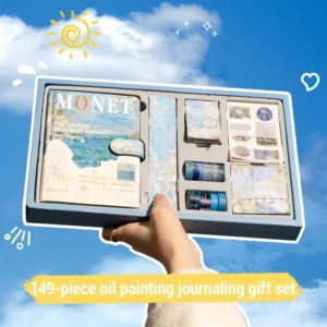 Sumflying Artistic Scenery and Architecture Oil Painting Journal Stationery Gift Set - image 2