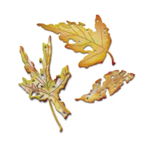 Sumflying Autumn Fall Leaves Metal Cutting Dies Autumn Leaves Metal Cutting Dies 02