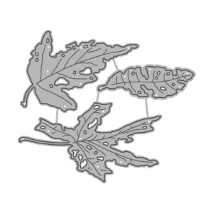 Sumflying Autumn Fall Leaves Metal Cutting Dies Autumn Leaves Metal Cutting Dies 05