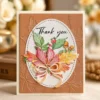 Autumn Thankyou Card Realistic 01