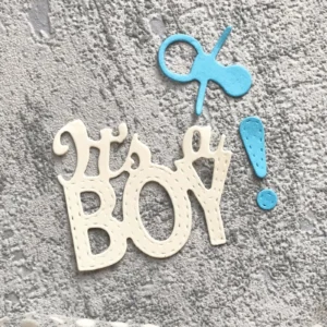 Baby Boy Metal Die Cuts main product photo | word metal cutting dies