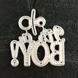 Baby Boy Metal Die Cuts product detail photo | word metal cutting dies