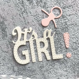 Baby Girl main product photo | word metal cutting dies