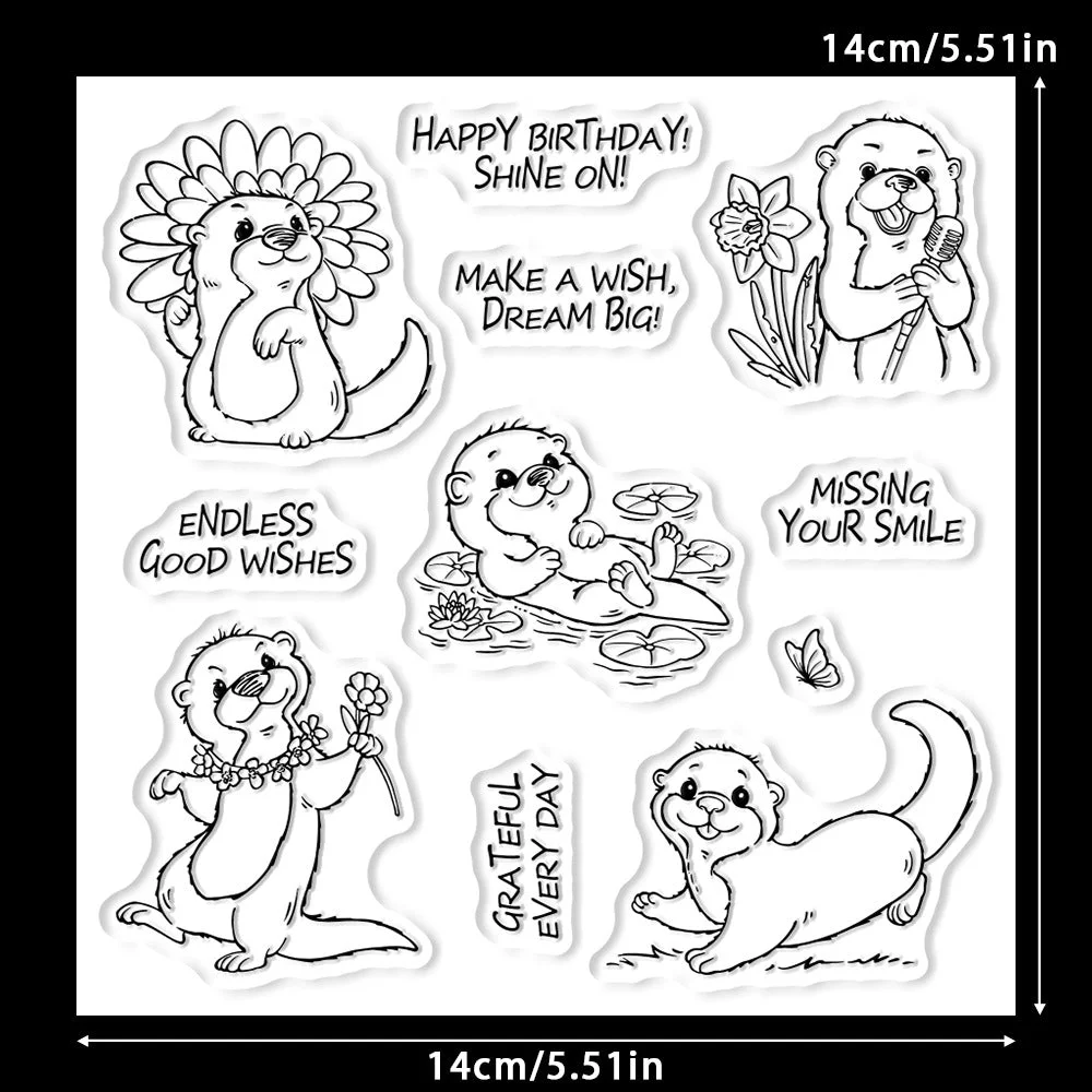 Baby Otter Clear Stamps 02 Baby Otter Clear Stamps 02