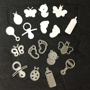 Sumflying Baby Supplies Set Metal Cutting Dies - metal cutting die for scrapbooking and card making