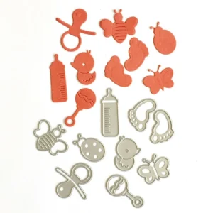 Sumflying Baby Supplies Set Metal Cutting Dies - metal cutting die for scrapbooking and card making