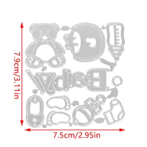 Baby Toys product detail photo | word metal cutting dies