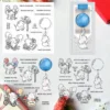 Balloon Elephant Clear Stamps 00