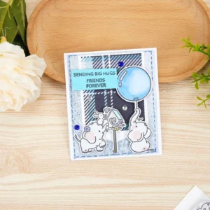 Balloon Elephant Clear Stamps 03