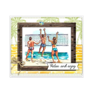 Beach Volleyball Clear Stamps 03