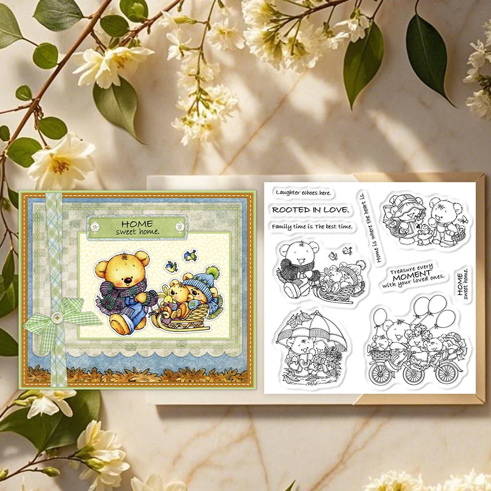 Bear Family Clear Stamps 05 Bear Family Clear Stamps 05