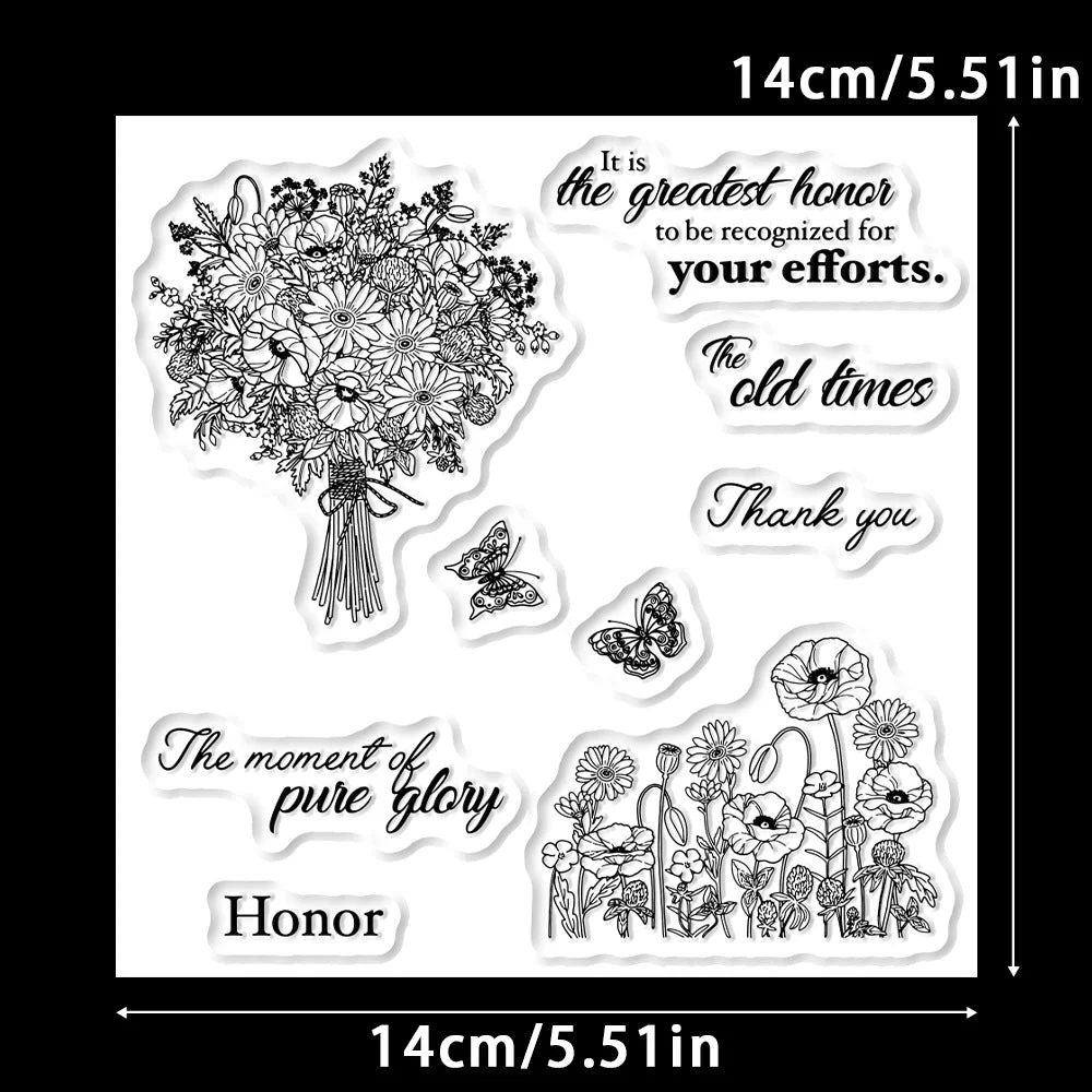 Beautiful Bouquet Clear Stamps 02 Beautiful Bouquet Clear Stamps 02
