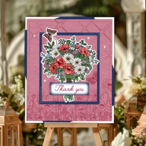 Sumflying Beautiful Bouquet Roses Lilies Clear Stamps Beautiful Bouquet Clear Stamps 03