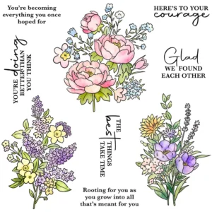 Beautiful Bouquets Clear Stamps 01