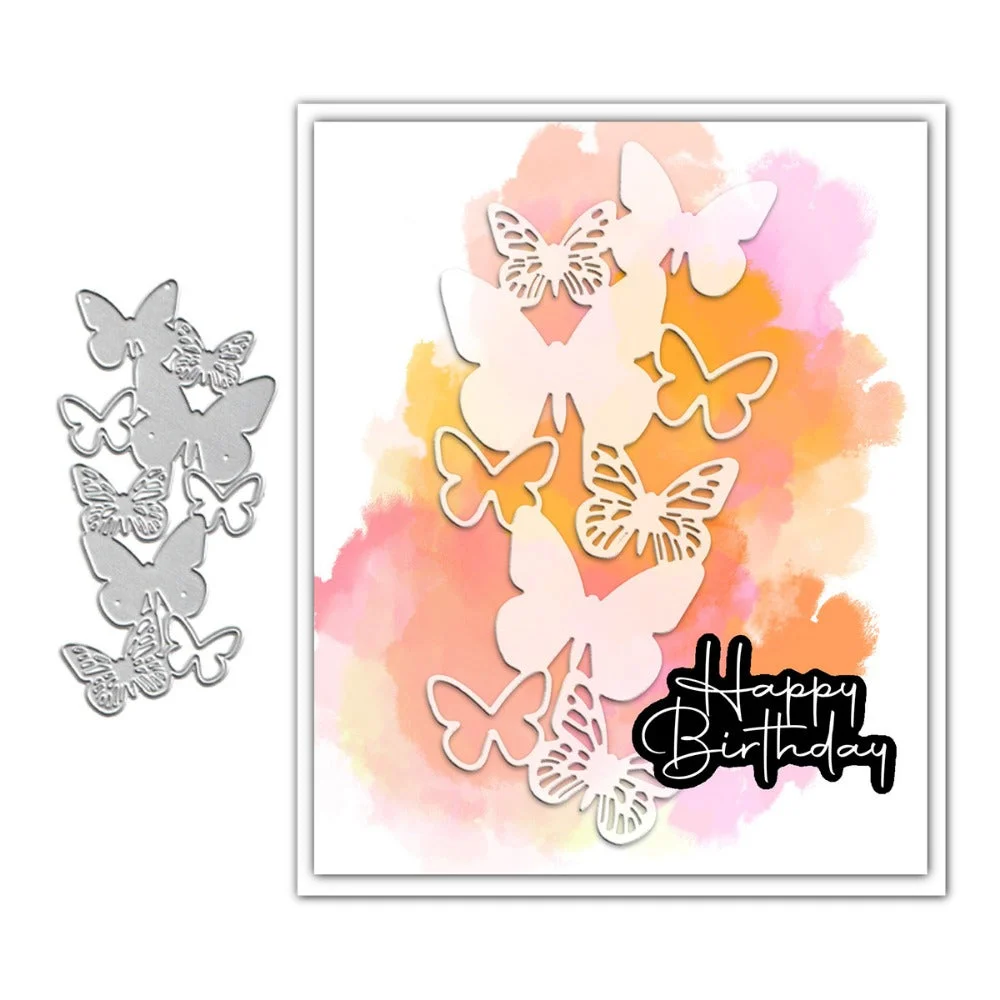 Beautiful Butterflies Lace Border Metal Cutting Dies 02 Beautiful Butterflies Lace Border Metal Cutting Dies 02
