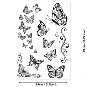 Beautiful Butterflies Stamp Set - main product photo | clear stamp