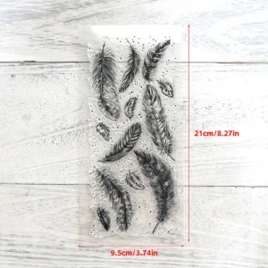 Beautiful Feathers Clear Stamps 01
