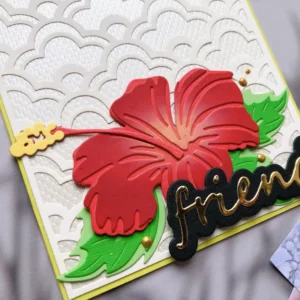 Sumflying Beautiful Floral Design Metal Cutting Dies Beautiful Flower Metal Cutting Dies 2 03