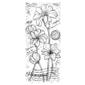 Beautiful Flowers Clear Stamps 1 04