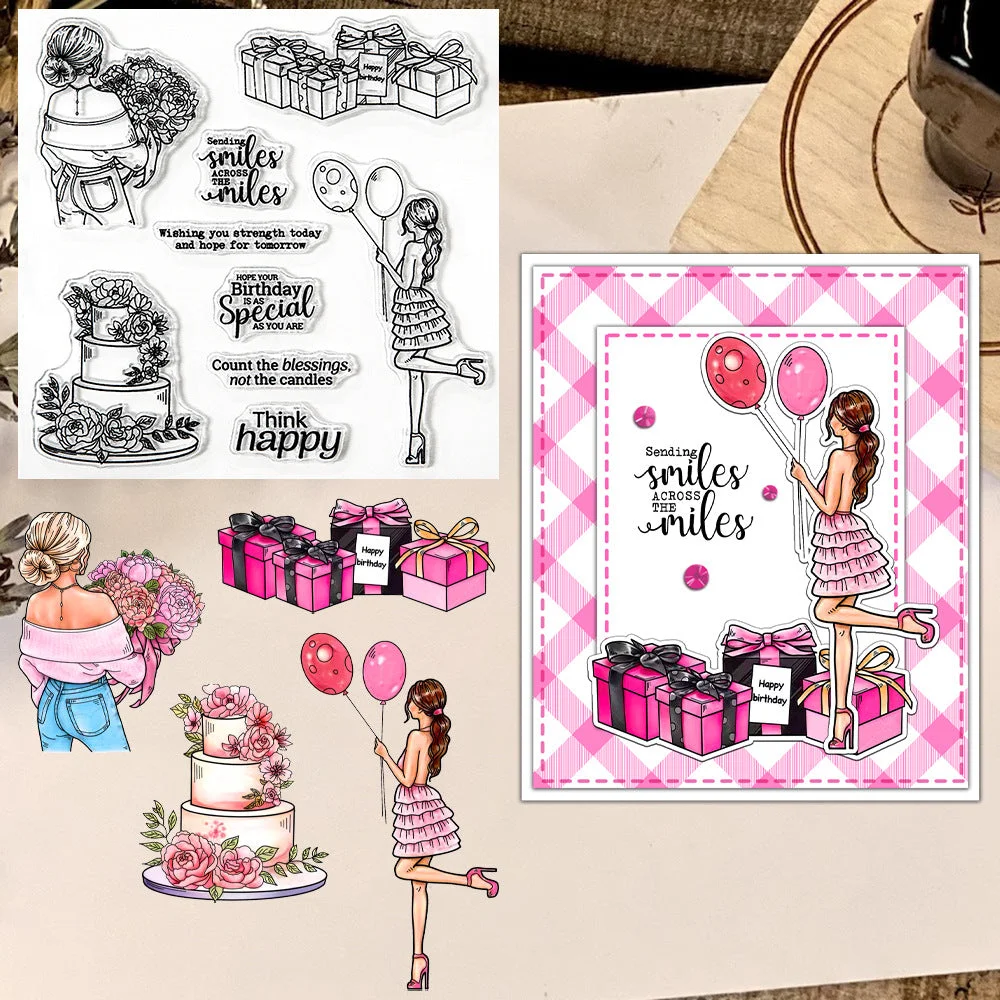 Beautiful Girls Birthday Party Clear Stamps 1 01 Beautiful Girls Birthday Party Clear Stamps 1 01