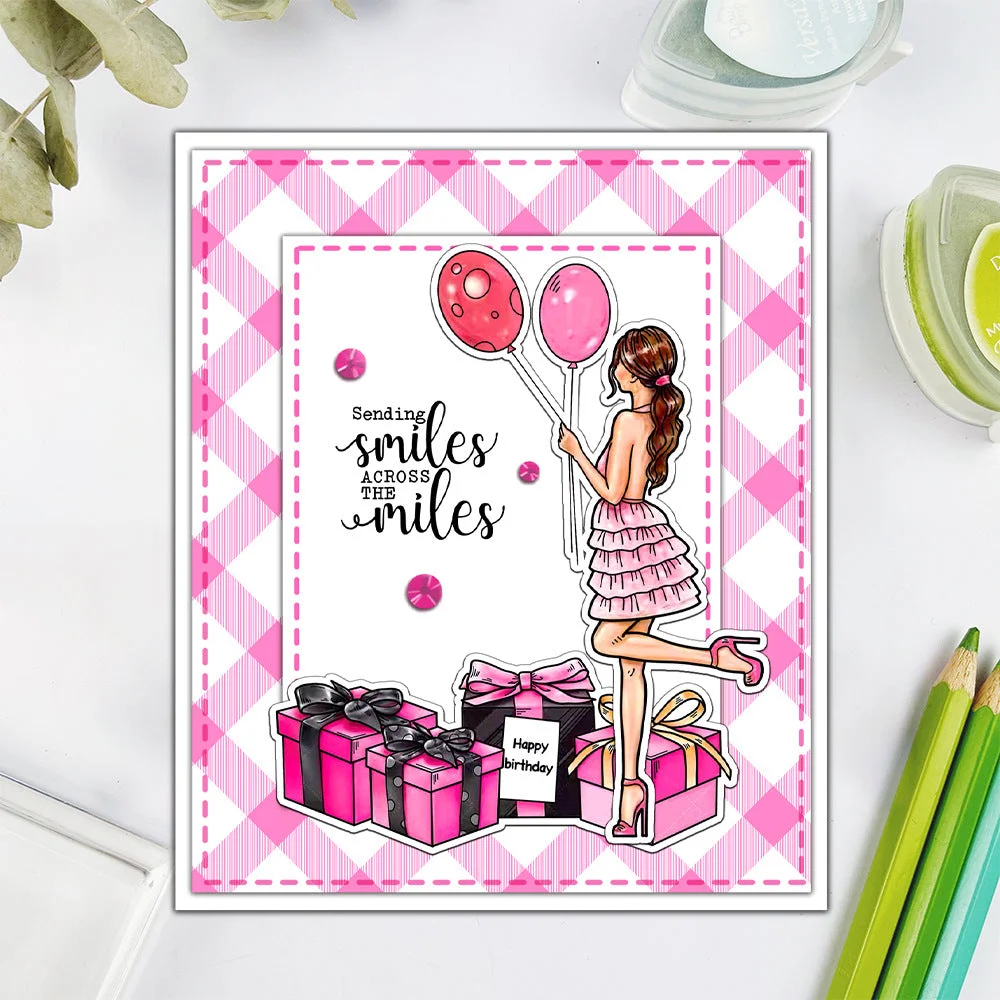 Beautiful Girls Birthday Party Clear Stamps 1 04 Beautiful Girls Birthday Party Clear Stamps 1 04