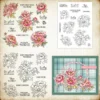 Beautiful Hibiscus Flowers Clear Stamps 00