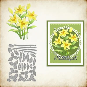 Beautiful Lilies Metal Cutting Dies 00