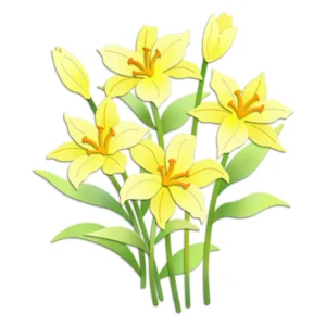 Beautiful Lilies Metal Cutting Dies 02