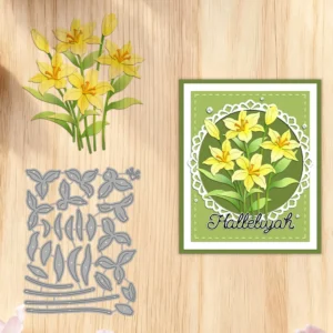 Beautiful Lilies Metal Cutting Dies 03