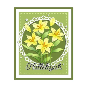 Beautiful Lilies Metal Cutting Dies 04