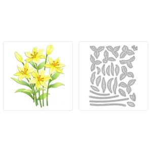 Beautiful Lilies Metal Cutting Dies 05