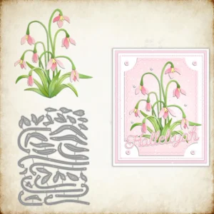 Beautiful Snowdrop Metal Cutting Dies 00