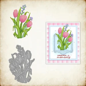 Beautiful Tulips Metal Cutting Dies 00