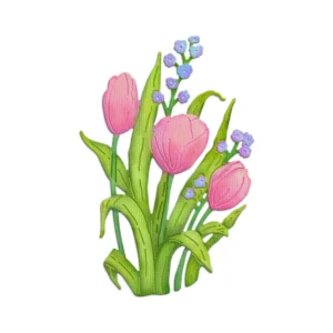 Beautiful Tulips Metal Cutting Dies 01