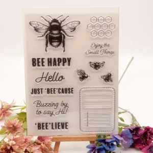Bee Clear Stamp Set - main product photo | clear stamp