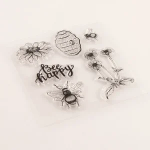 Bee Happy Stamp Set - lifestyle photo | clear stamp