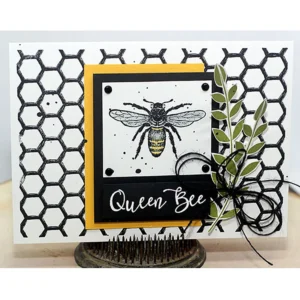 Sumflying Bee Hive Honeycomb Garden Clear Stamps Bee Hive Clear Stamps 03