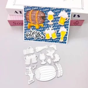Beer Barrels And Glasses Metal Cutting Dies 00