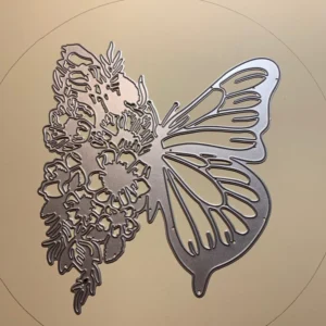 Sumflying Big Butterfly Metal Cutting Dies with Half Flower - product photo 2 of 4