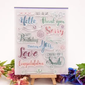 Big Words Stamp Set